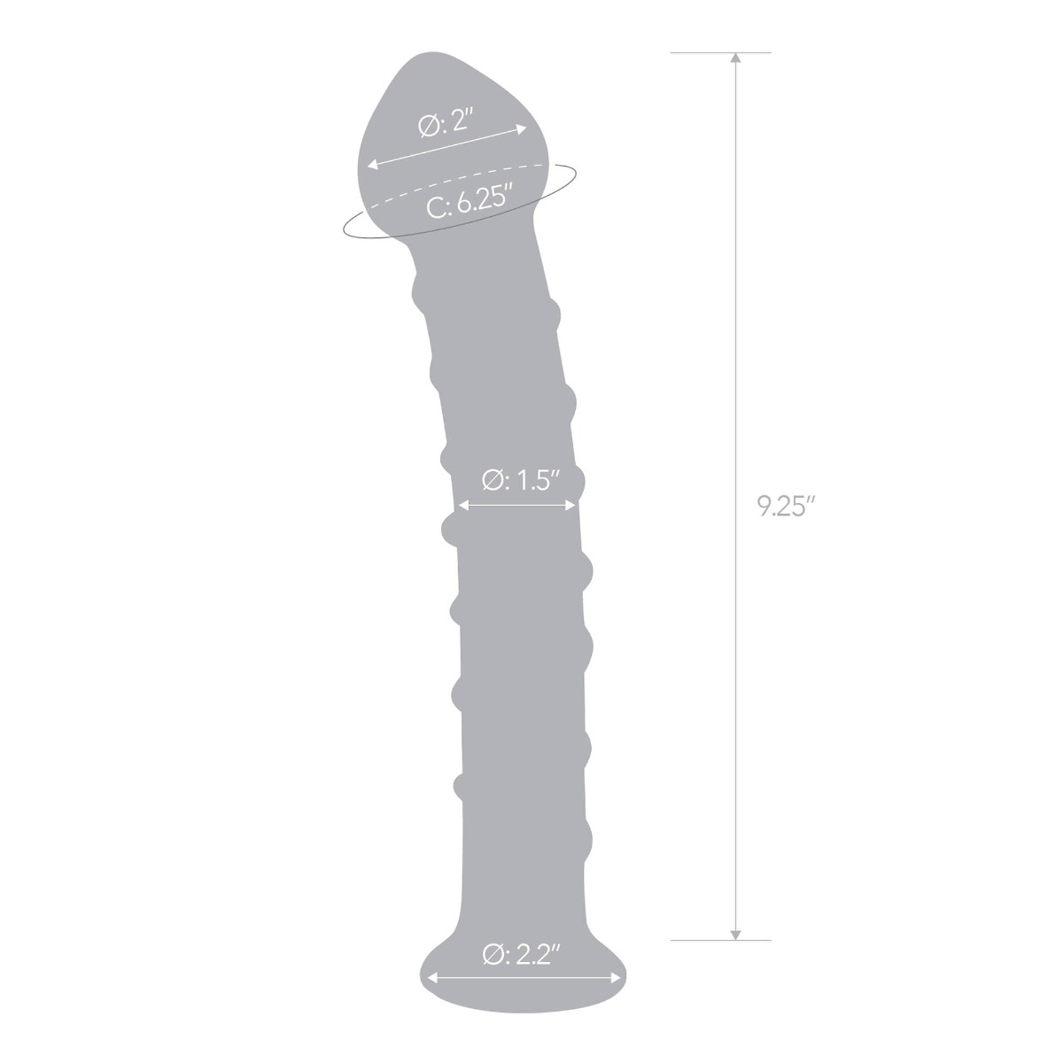 10” mr. swirly dildo