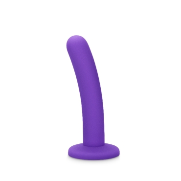 5 inch purple silicone dildo