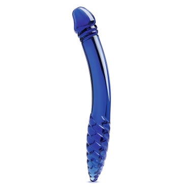 11” double-sided glass dildo
