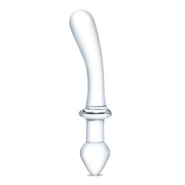 9” classic curved dual-ended dildo