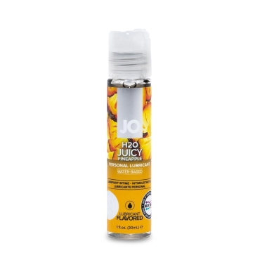 system jo h2o juicy pineapple flavored lube 1 fl.oz. (30 mL)